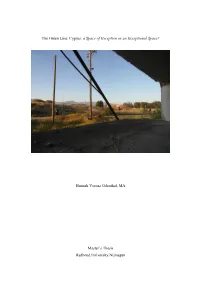 The Green Line, Cyprus: a Space of Exception Or an Exceptional Space?