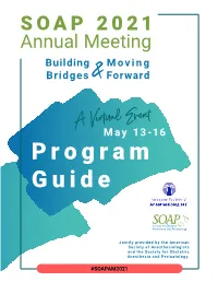 A Virtual Event May 13-16 Program Guide