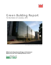 Green Building Report for the District of Columbia, 2013