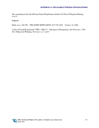 DISASTER MITIGATION ACT of 2000 – October 30, 2000