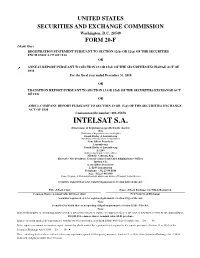 2018 INTELSAT 20-F Printshop Copy
