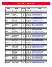 2021 WV SENATE Please Call and Email Your Senators and Ask Them to Support the Second Chances at Life Act