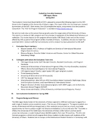 Evaluation Executive Summary CIEE Legon, Ghana Spring 2017 The