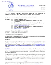 Manning Requirements for Mobile Offshore Units (Mous)