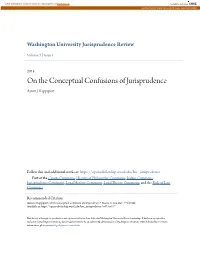 On the Conceptual Confusions of Jurisprudence Aaron J