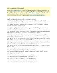 Adjudicator's Field Manual