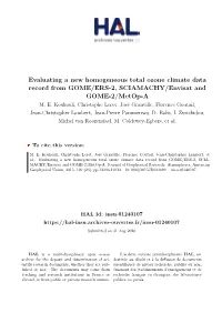 Evaluating a New Homogeneous Total Ozone Climate Data Record from GOME/ERS-2, SCIAMACHY/Envisat and GOME-2/Metop-A M