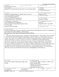 FREEWAY GUIDE SIGNING: REVIEW of PAST RESEARCH April 2002