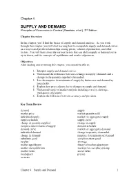 SUPPLY and DEMAND Principles of Economics in Context (Goodwin, Et Al.), 2Nd Edition