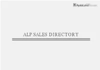 Alp Sales Directory Area Manager