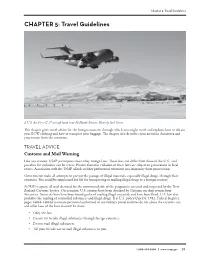 Chapter 5: Travel Guidelines