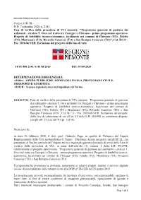 Codice A1813B DD 7 Settembre 2020, N. 2341
