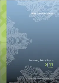 Monetary Policy Report 3/11 (Pdf)