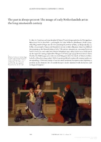 The Image of Early Netherlandish Art in the Long Nineteenth Century