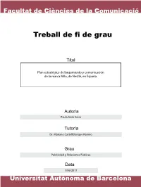 Treball De Fi De Grau