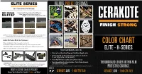 Cerakote Color Chart