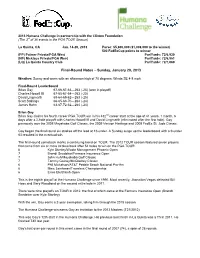 Final-Round Notes – Sunday, January 20, 2013