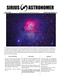 Sirius Astronomer Newsletter