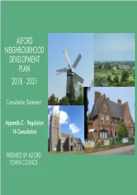 Alford Consultation Statement Appendix A
