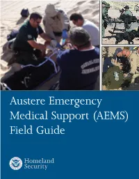 Austere Emergency Medical Support (AEMS) Field Guide