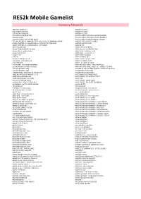 Res2k Mobile Gamelist Gameboy Advanced