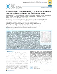 Understanding the Formation of Caal2si2o8 in Melilite-Based Glass-Ceramics: Combined Diffraction and Spectroscopic Studies