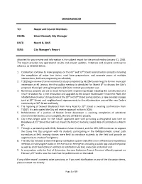 Brian Maxwell, City Manager DATE