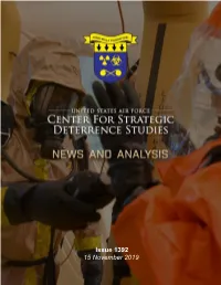 CSDS News and Analysis Issue 1392