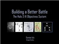 Halo 3 AI Objectives System