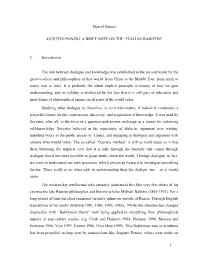 Augusto Ponzio: a Brief Note on the “Italian Bakhtin”