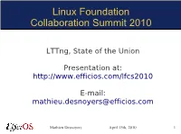 Linux Foundation Collaboration Summit 2010