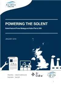 Powering the Solent: Heat and Power Strategy and Action