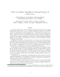 Faster and Simpler Algorithm for Optimal Strategies of Blotto Game
