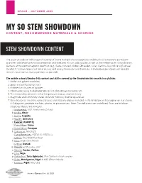 MY SO October Showdown Rules