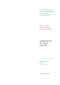 Appendices to Final Report