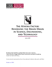 The Athena Factor: Reversing the Brain Drain in Science, Engineering, and Technology