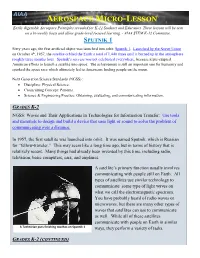 Aerospace Micro-Lesson