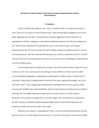 Discovery of Caisson Disease: a Dive Into the Origins of Decompression Sickness Scott Ninokawa