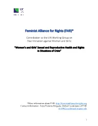 Feminists Alliance for Rights