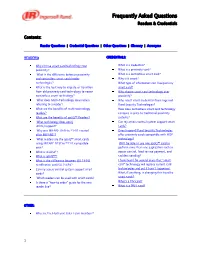 Frequently Asked Questions Readers & Credentials
