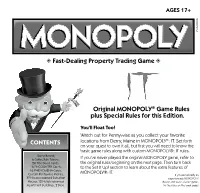 MONOPOLY: IT Rules