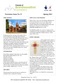 Newsletter Issue No 12 Spring 2011