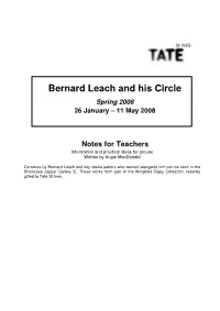 Bernard Leach and His Circle