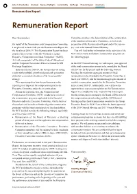 Remuneration Report