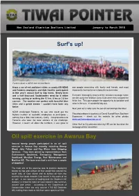 Surf's Up! Oil Spill Exercise in Awarua