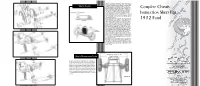 Complete Chassis Instruction Sheet for 1932 Ford