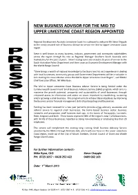 SBAS BA Appointment