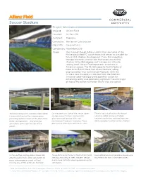 Allianz Field Soccer Stadium Project Information Project: Allianz Field Location: St