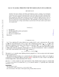 Arxiv:1802.02042V2 [Math.NT] 4 Dec 2018 of Representation Theory
