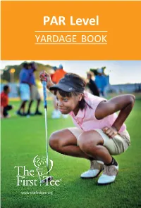 PAR Level YARDAGE BOOK
